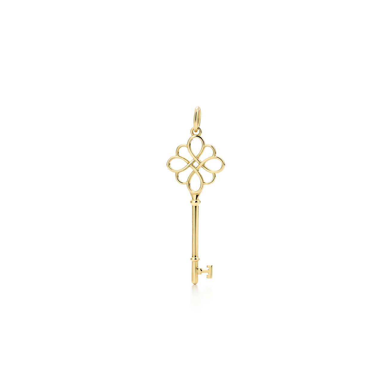 Tiffany Keys 18K 金八边形钥匙吊坠