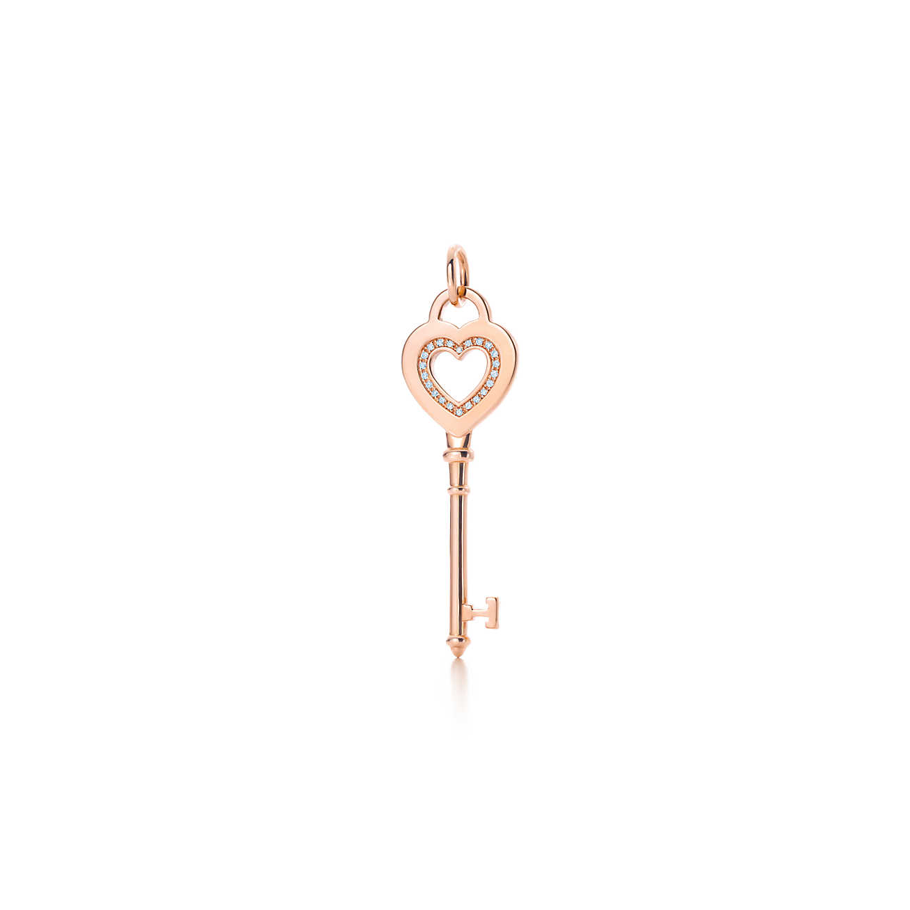 Tiffany Keys 18K 玫瑰金中国结钥匙造型吊坠