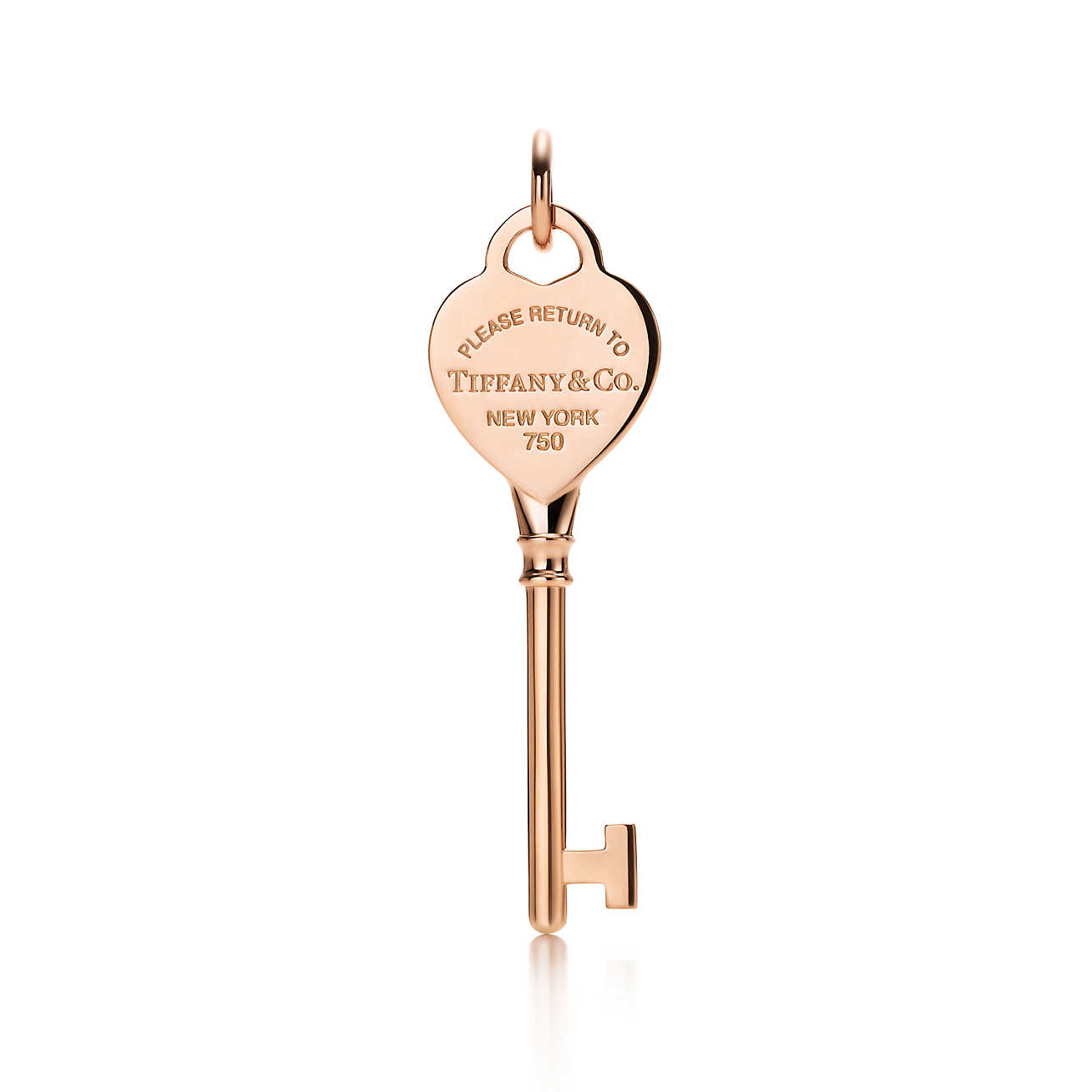 Tiffany Keys Return to Tiffany™ 系列 18K 玫瑰金心形钥