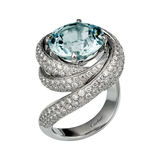 TRINITY DE CARTIER戒指，镶嵌彩色宝石
