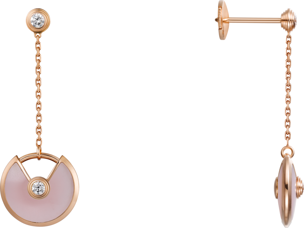 AMULETTE DE CARTIER耳环，超小号款