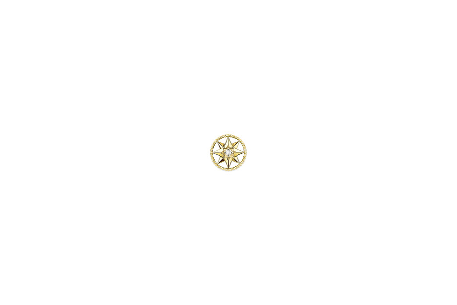 ROSE DES VENTS耳环，XS号 750/1000黄金和钻石