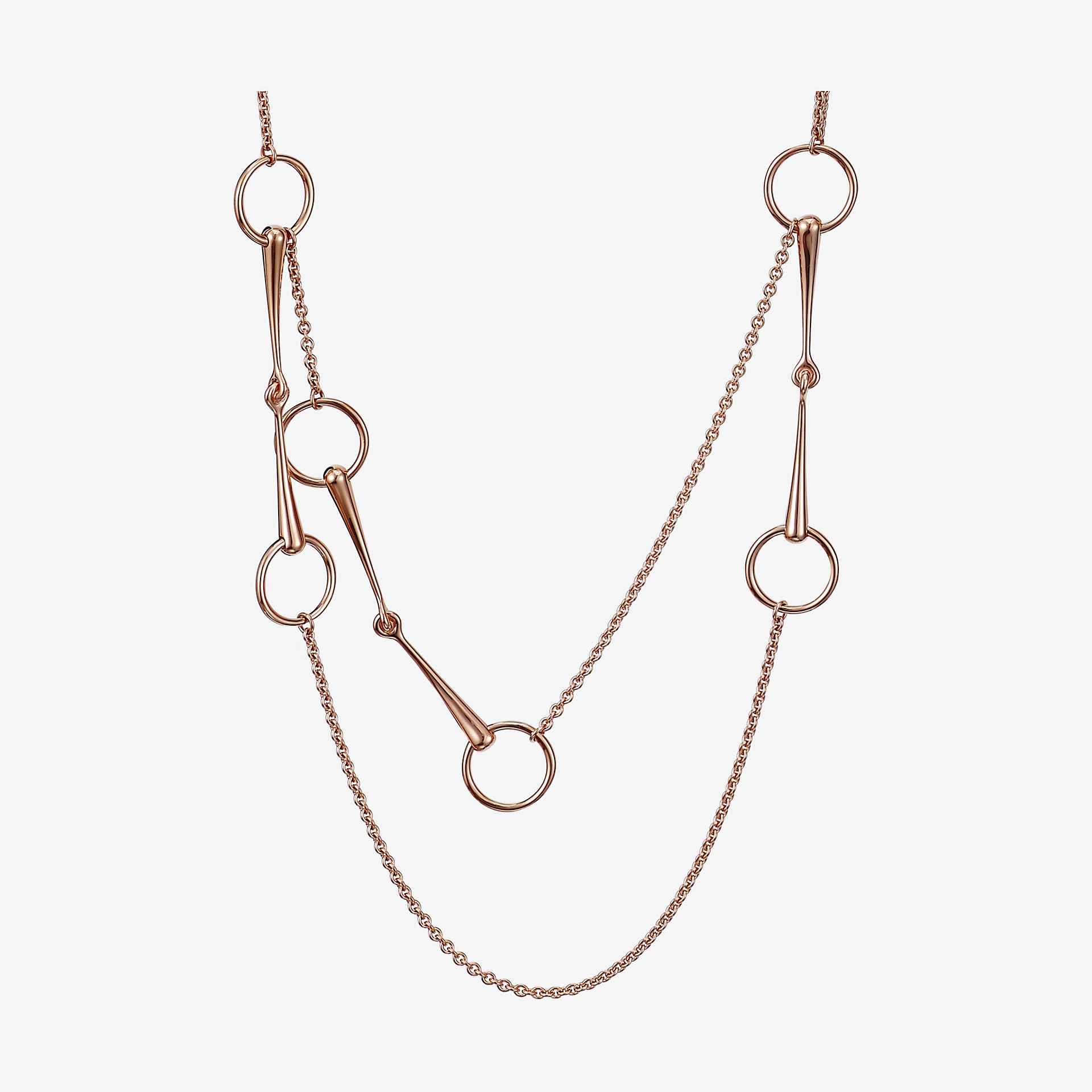 Filet d'Or long necklace, small model
