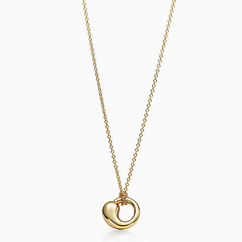 Elsa Peretti™ Eternal Circle 18K金小号吊坠