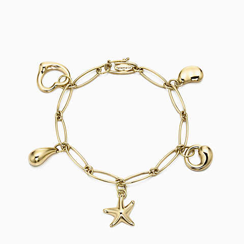 Elsa Peretti™ 18K金吊饰手链
