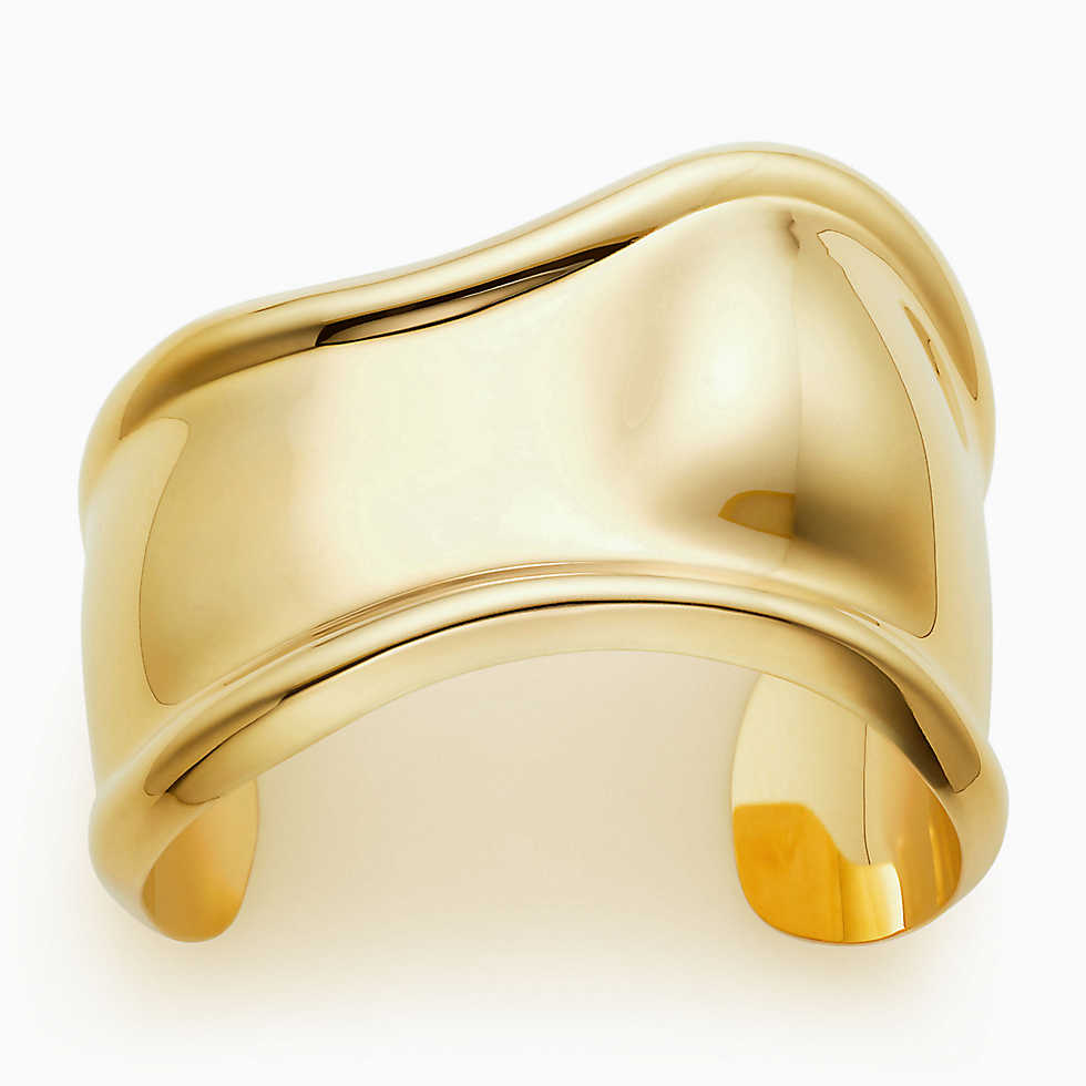 Elsa Peretti™Bone 18K金中号开口手镯