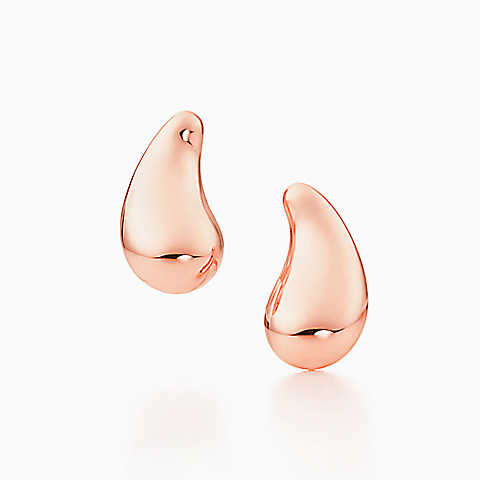 Elsa Peretti™ 18K 玫瑰金 Teardrop 耳环