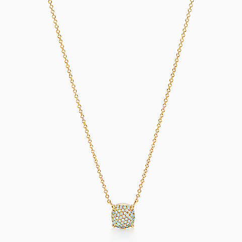 Paloma's Sugar Stacks 18K 金镶钻吊坠