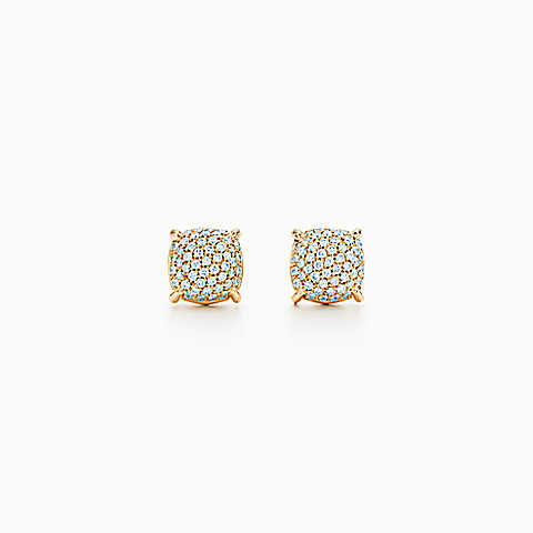 Paloma's Sugar Stacks 18K 金镶钻耳环