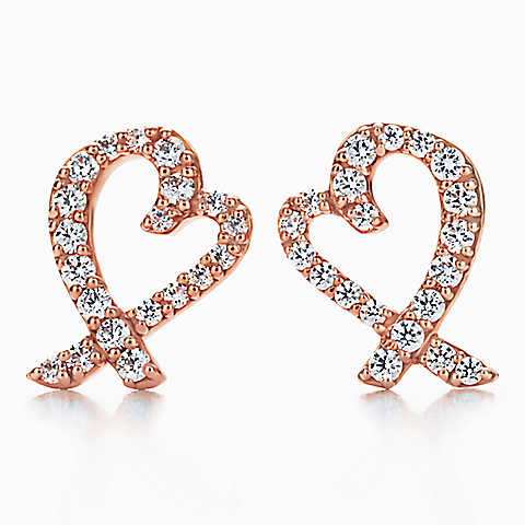 Paloma Picasso® Loving Heart 18K 玫瑰金镶