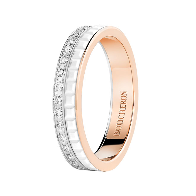 QUATRE WHITE EDITION系列结婚戒指
