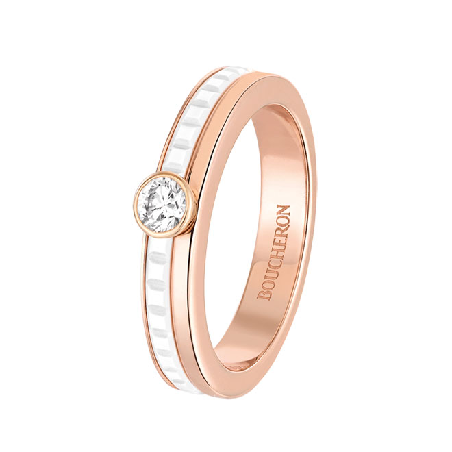 QUATRE WHITE EDITION系列订婚钻戒