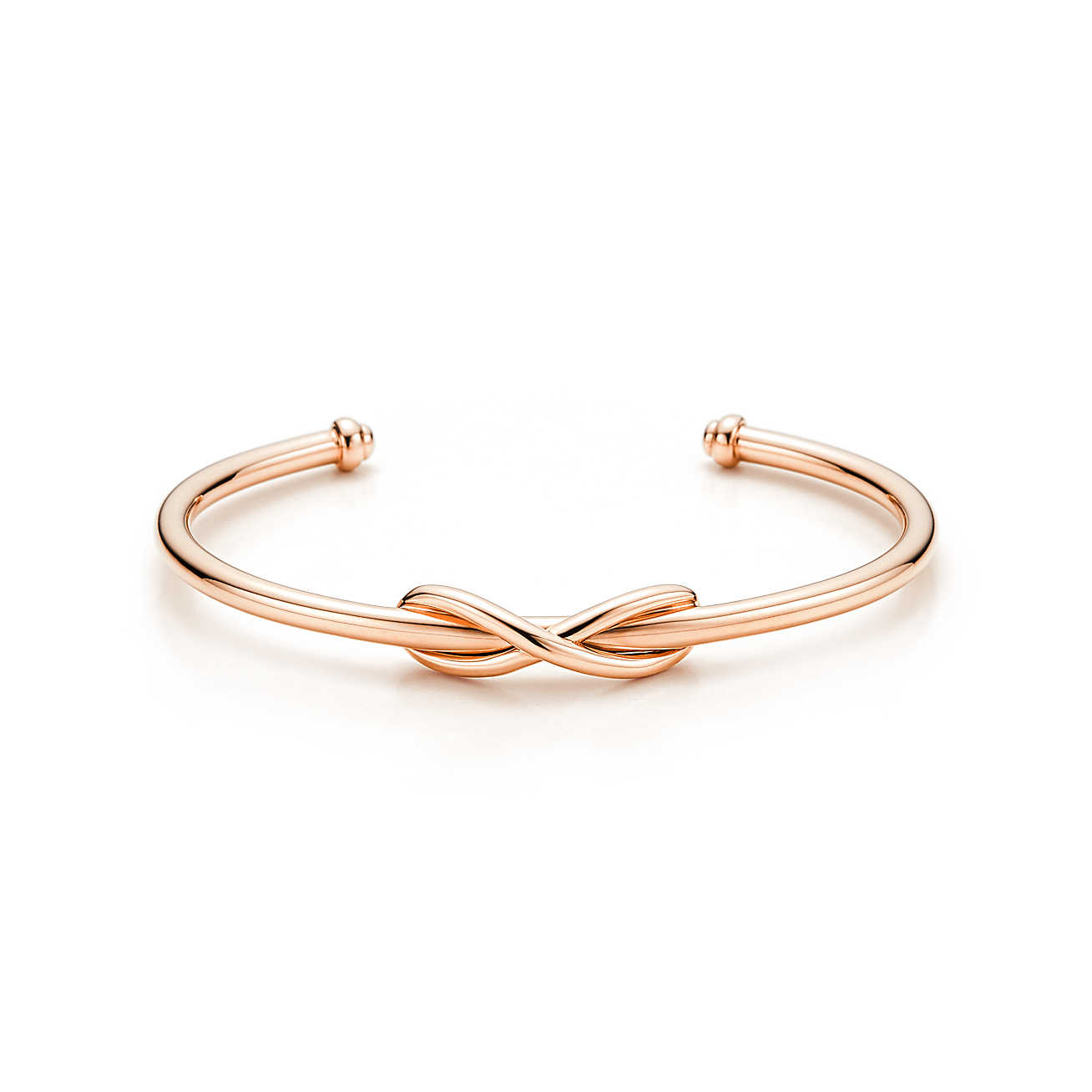 Tiffany Infinity系列18K玫瑰金中号手镯