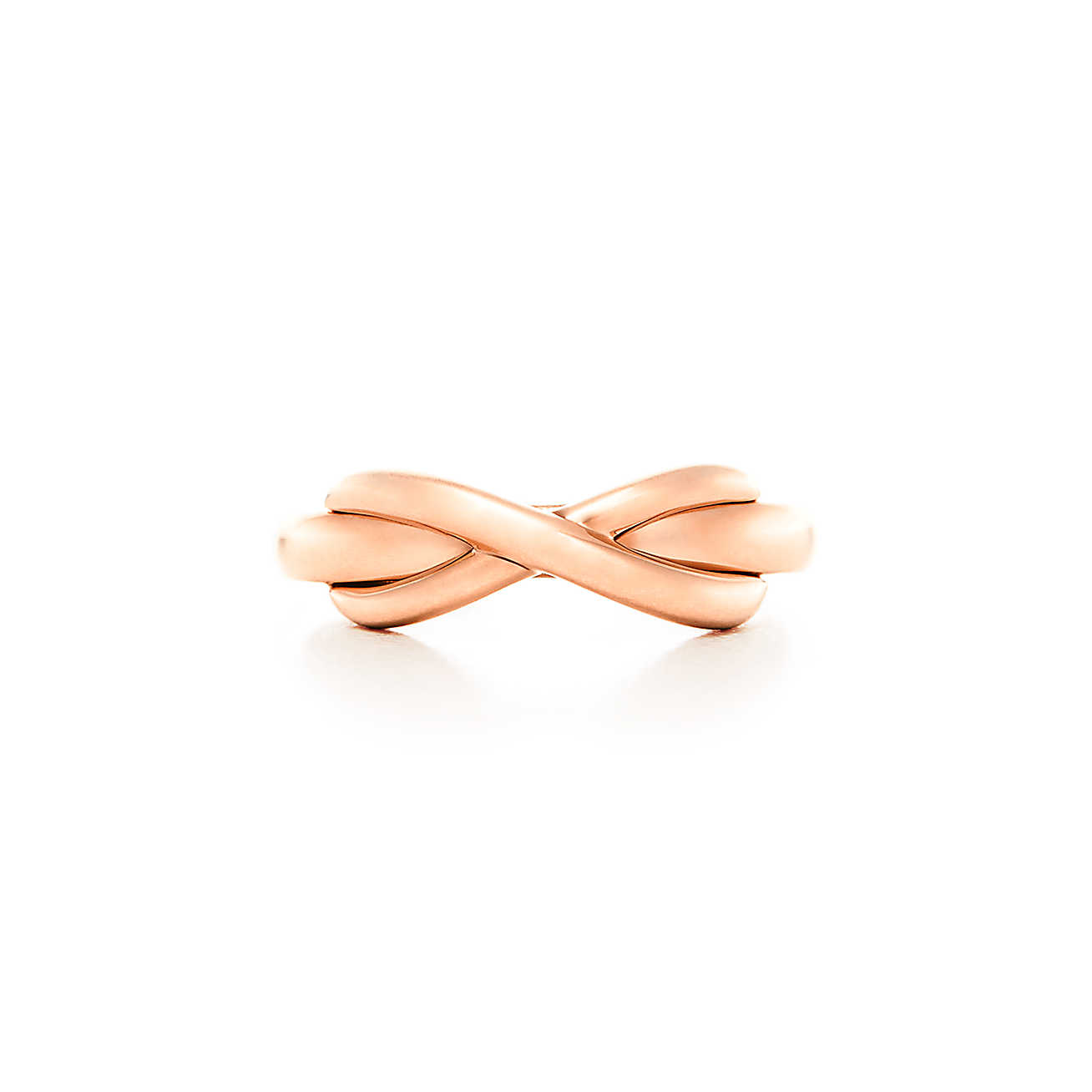 Tiffany Infinity系列18K玫瑰金戒指