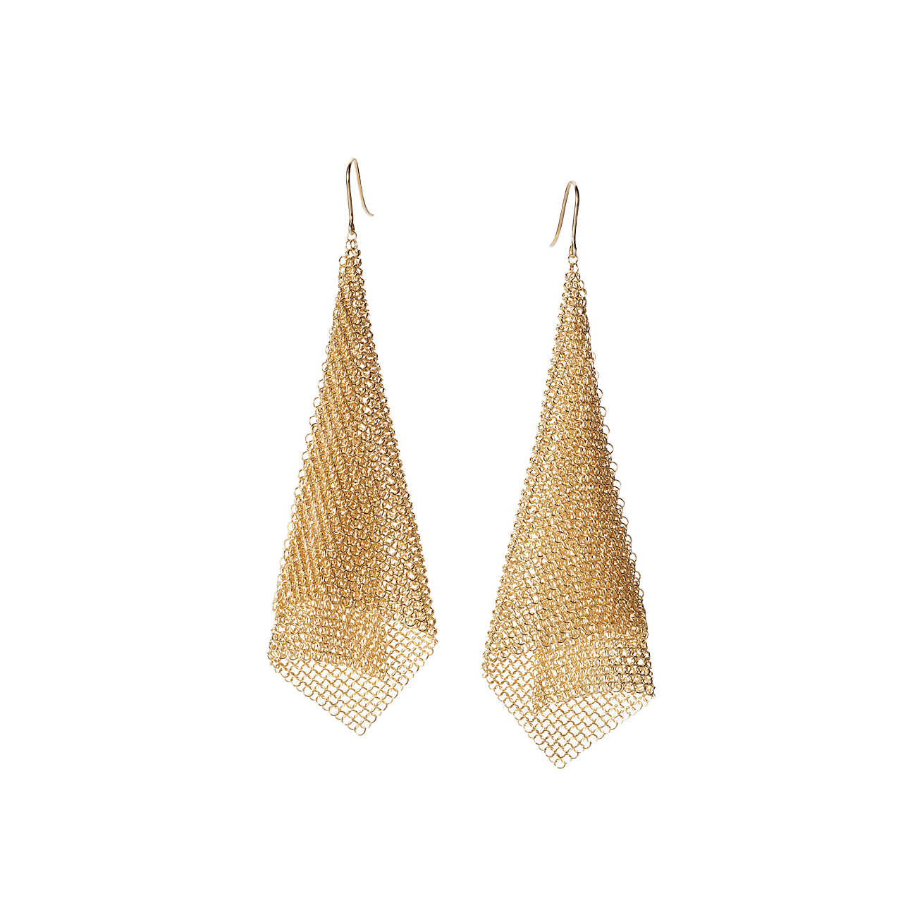 Elsa Peretti™ Mesh 18K金披肩耳环