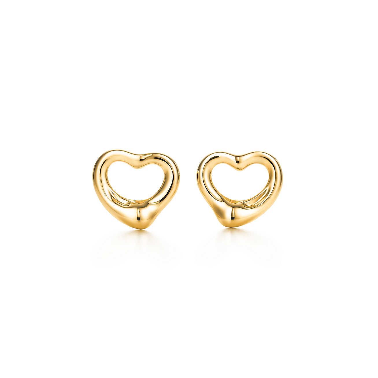 Elsa Peretti™ Open Heart 18K金耳环