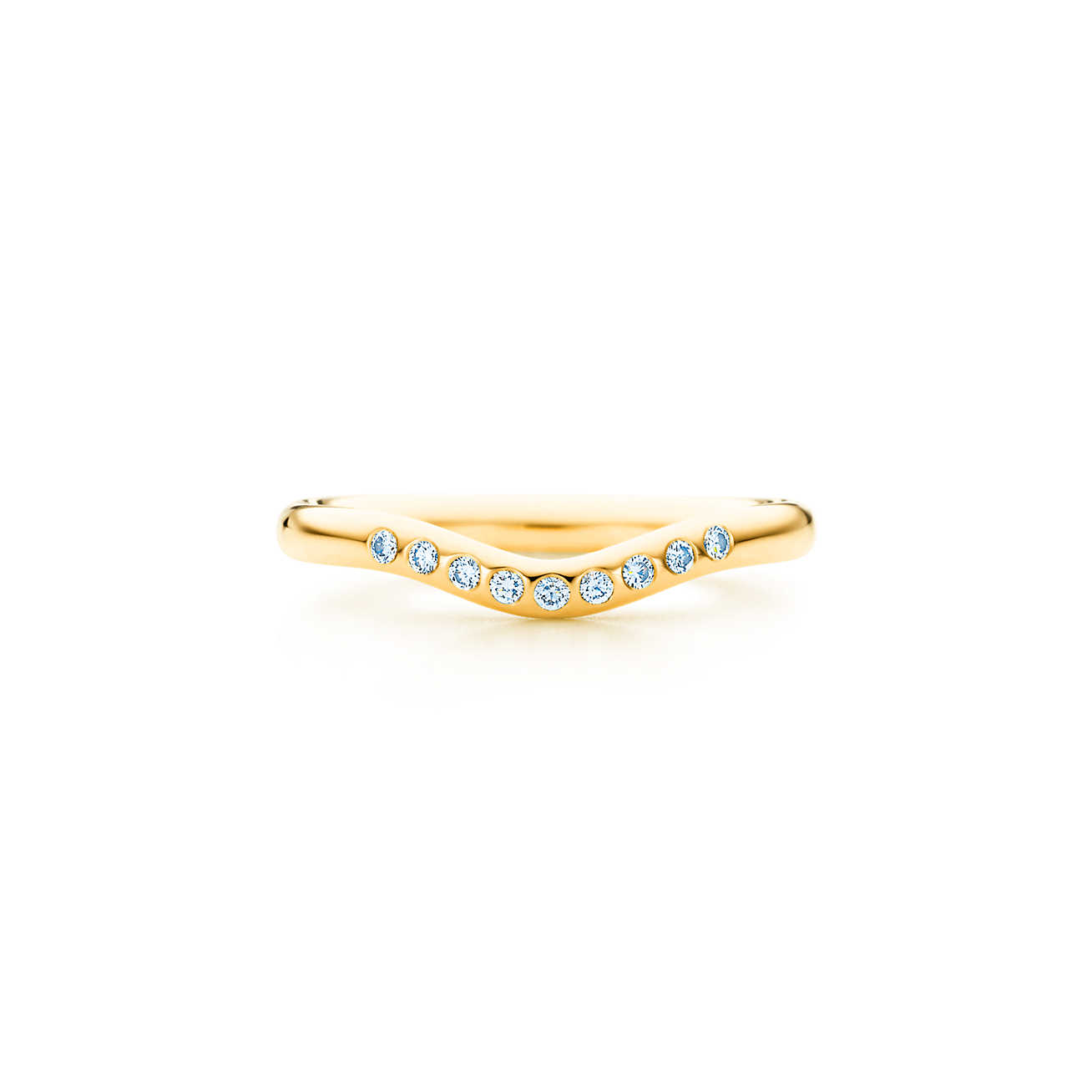 Elsa Peretti™ Open Heart 18K金项链耳环
