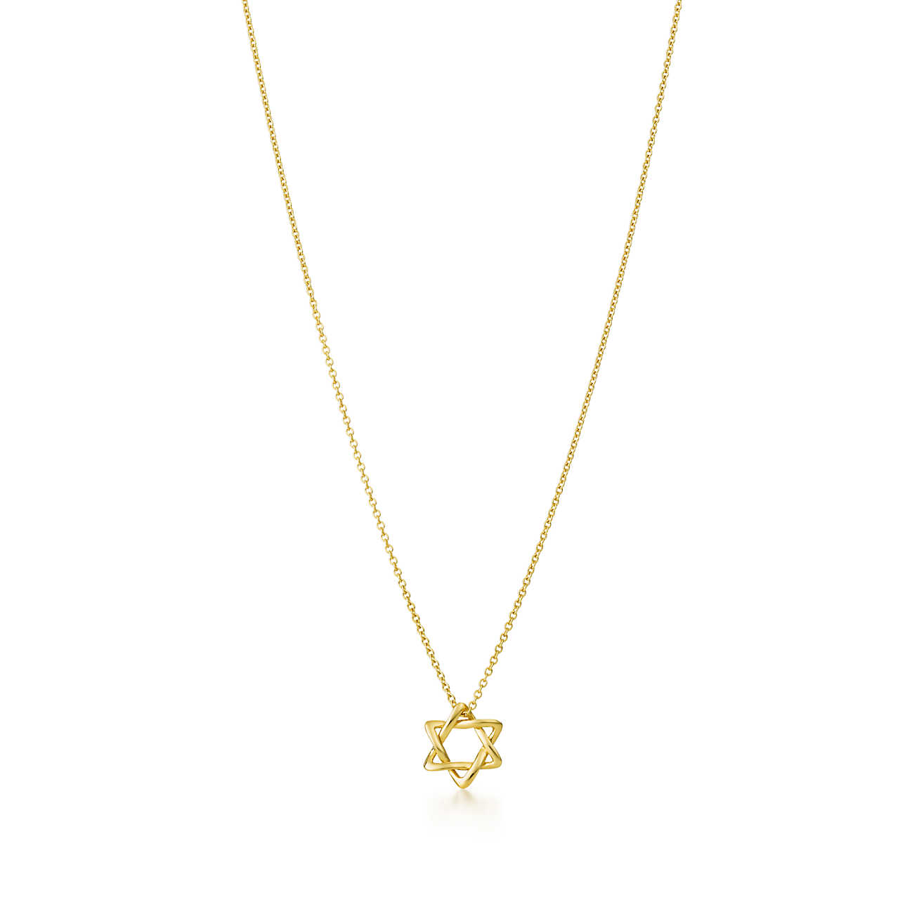 Elsa Peretti™ Star of David 18k 金吊坠，12 毫米宽