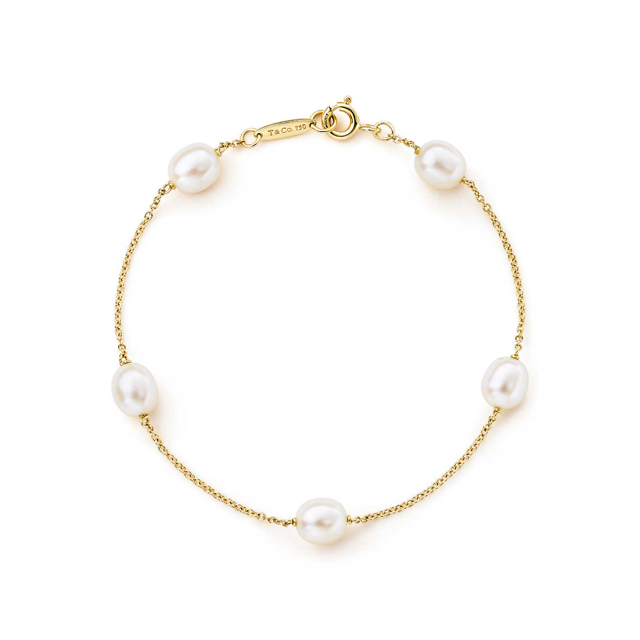 Elsa Peretti™ Pearls by the Yard™ 18k 金手链