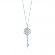 TIFFANY KEYS 玫瑰形钥匙吊坠