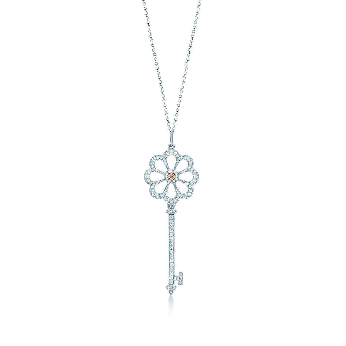 TIFFANY KEYS 花卉形钥匙吊坠
