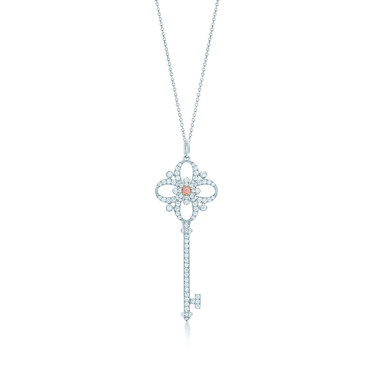 TIFFANY KEYS 小花形钥匙吊坠