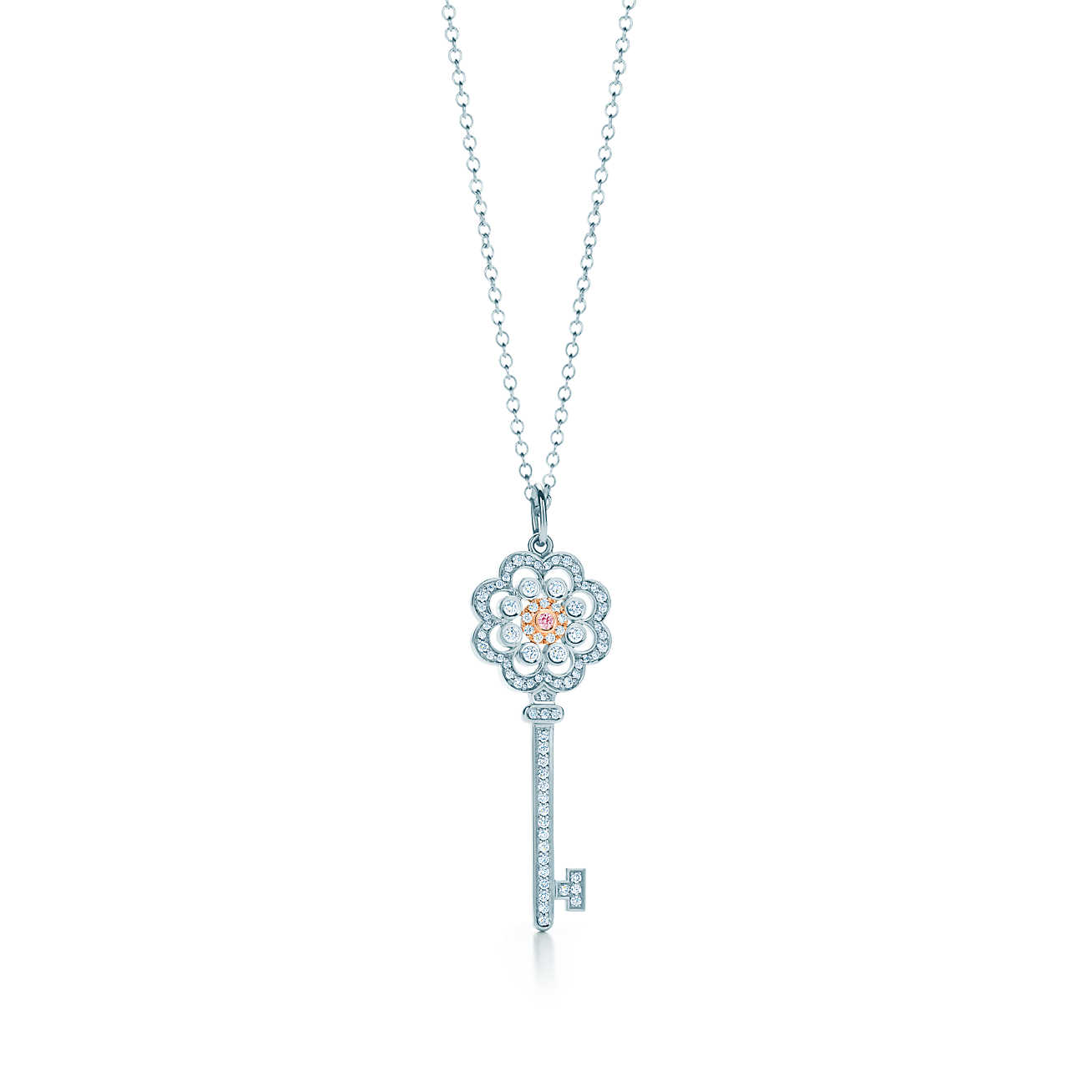 TIFFANY KEYS 玫瑰形钥匙吊坠