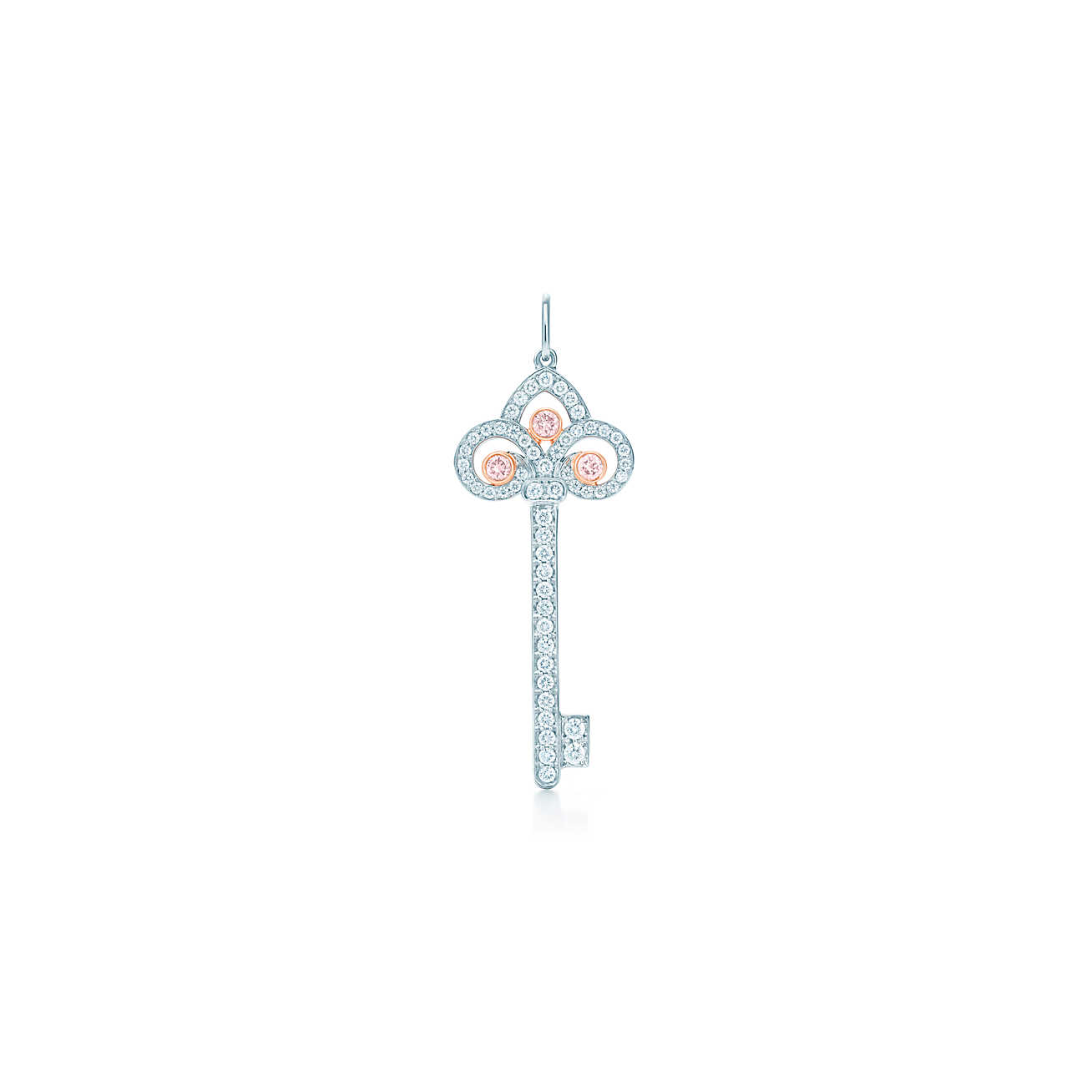 TIFFANY KEYS 鸢尾花形钥匙吊坠