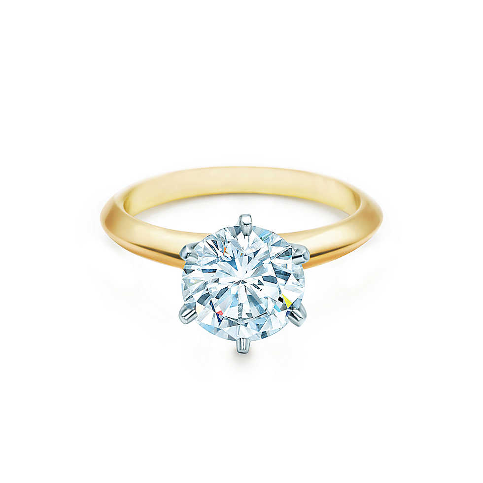 Tiffany® Setting 18K金钻戒